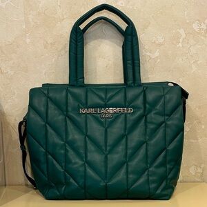 Karl Lagerfeld Paris Voyage Large Quilted Tote